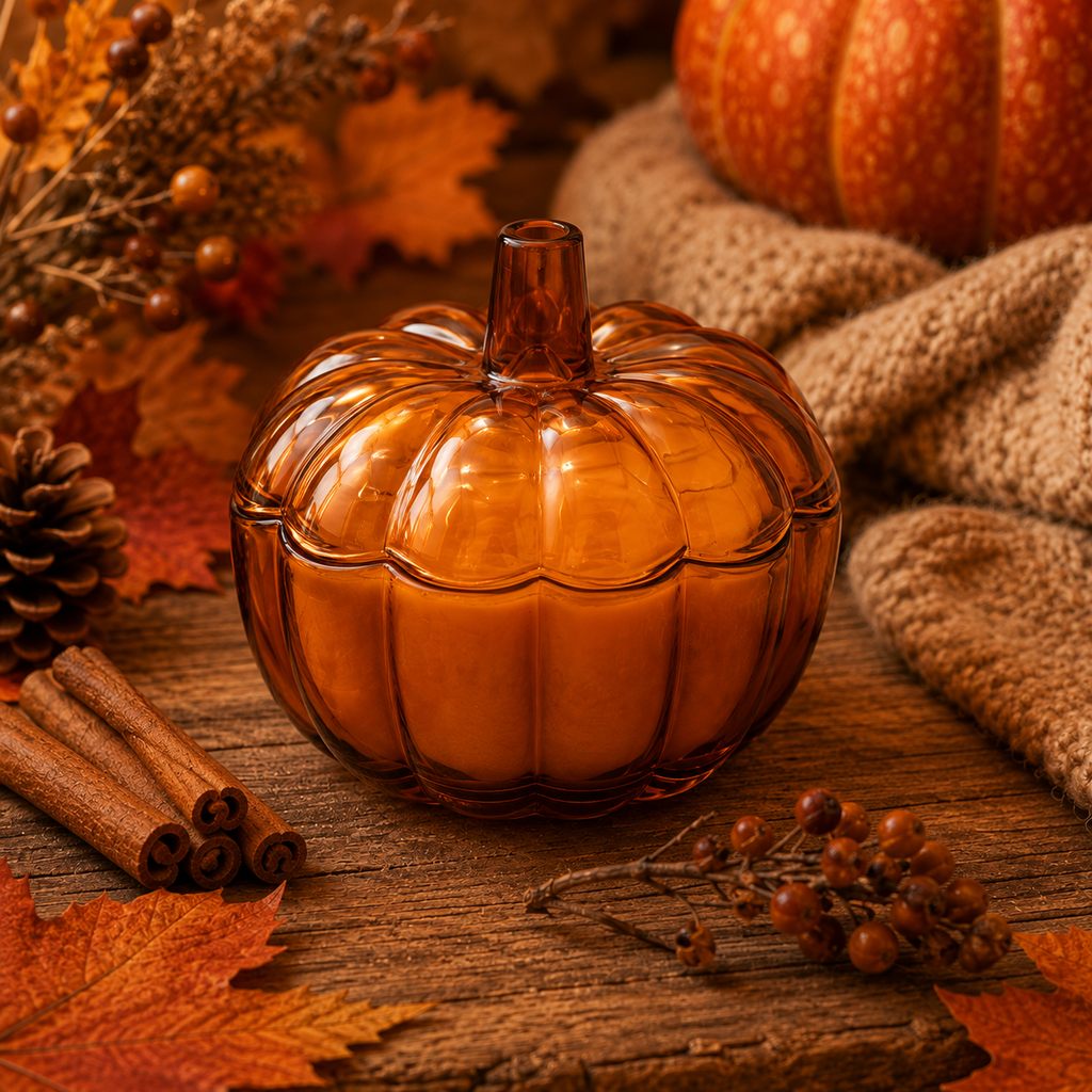Smells Like Autumn Pumpkin Candle-3