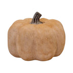 Pale Orange Medium Ceramic Pumpkin Ornament-0