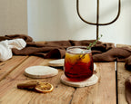 Elliot Travertine Coasters – Natural Stone Set of 4 Irregular Shape-3