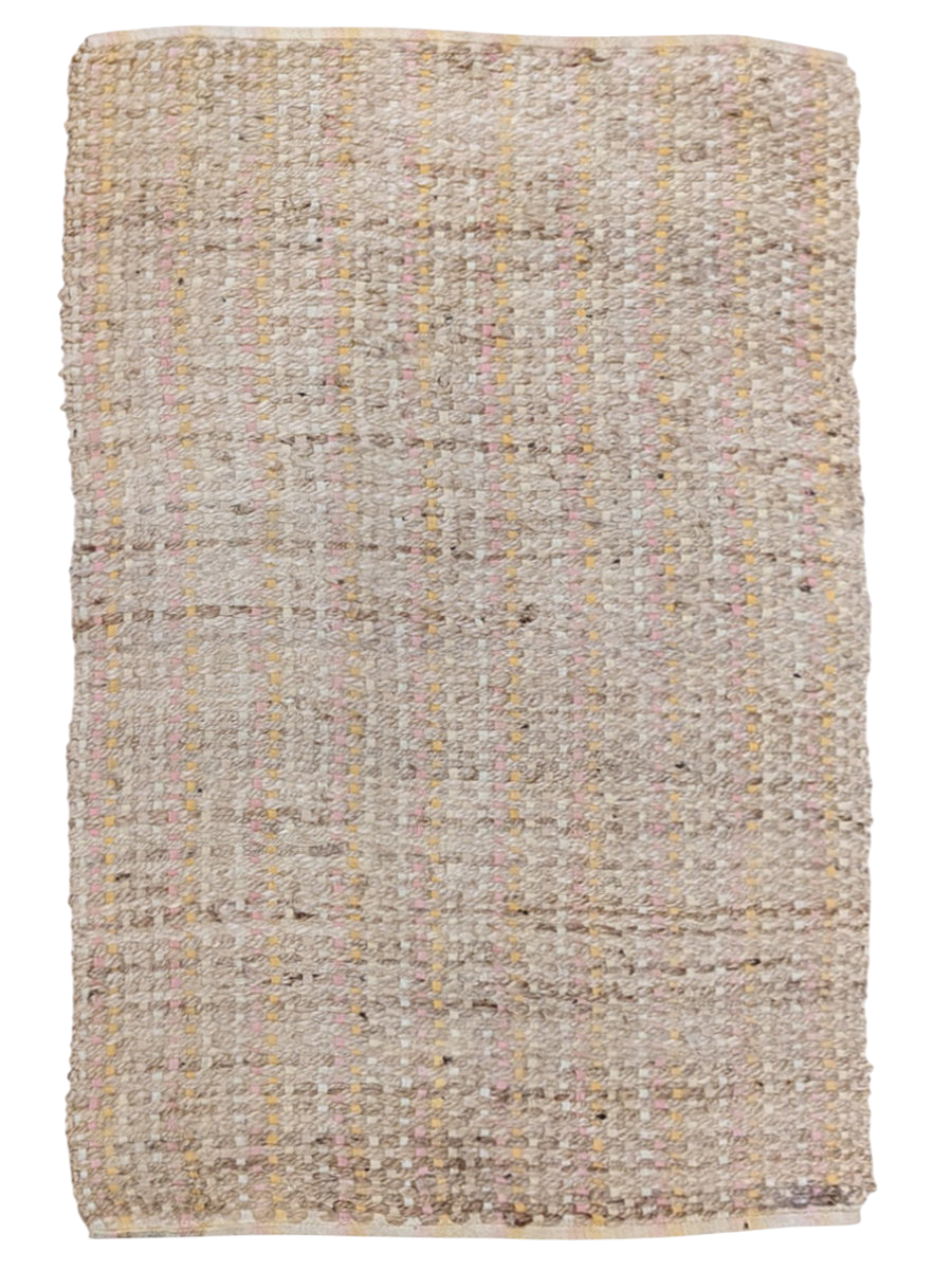 Braided Natural Jute Rug-0