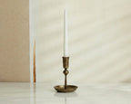 Noa Rustic Gold Candle Holder-2