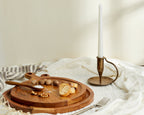Doré Gold Candle Holder – Antique Iron Vintage Candlestick-4