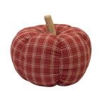 Deep Rose Checked Fabric Pumkin-0