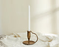 Doré Gold Candle Holder – Antique Iron Vintage Candlestick-2