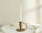 Doré Gold Candle Holder – Antique Iron Vintage Candlestick-2