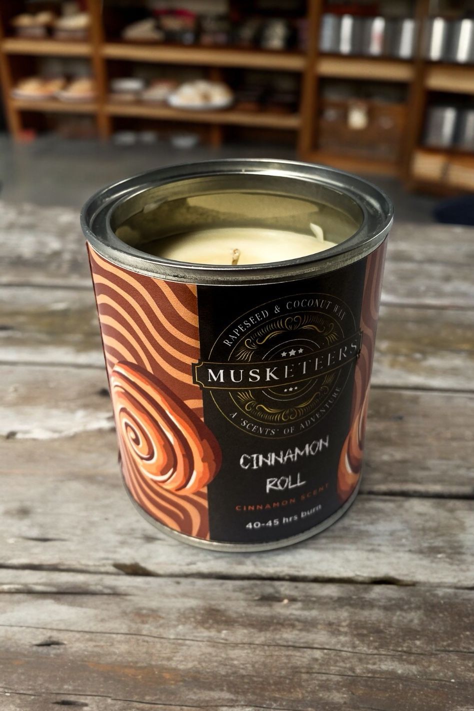 Warm Spiced Luxury Candle Cinnamon Scented -2