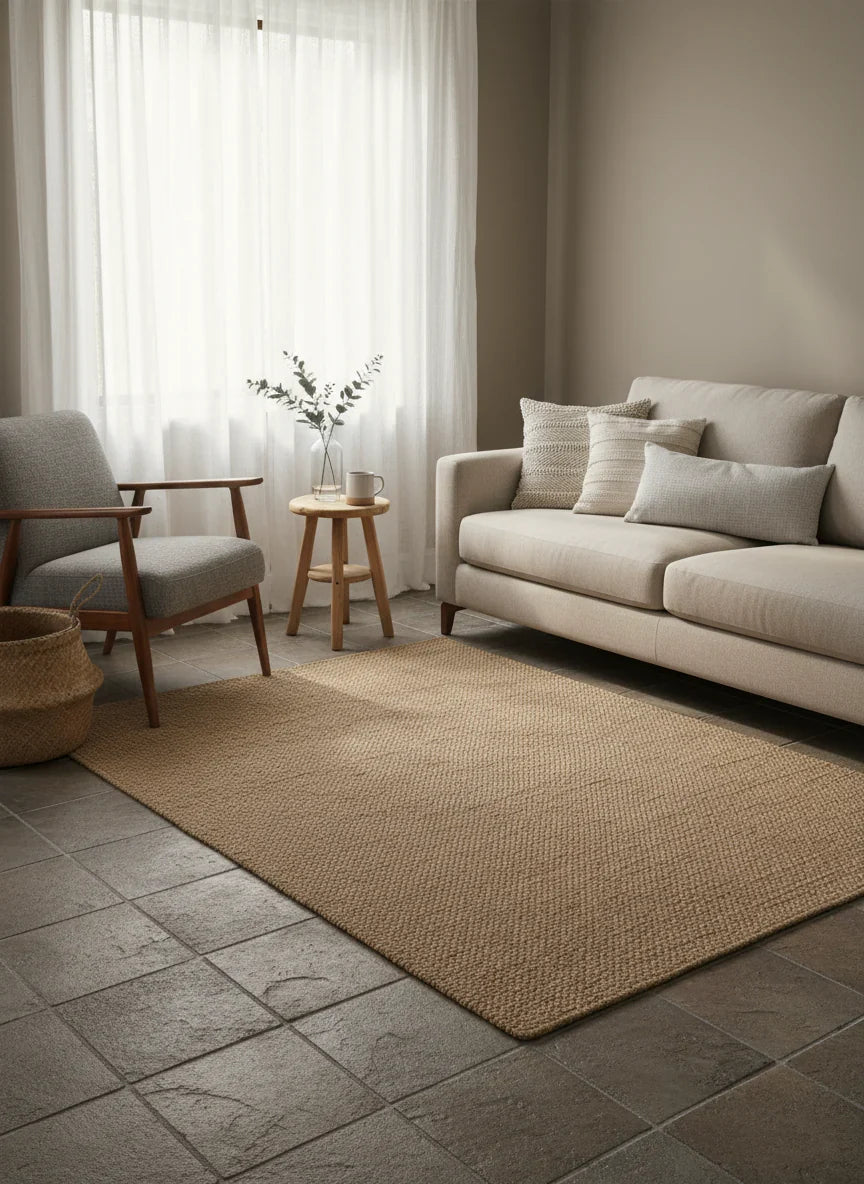 Flatweave Natural Jute Rug-1