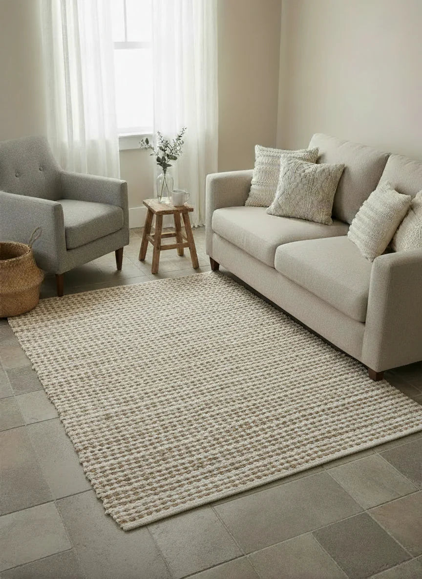 Loop Weave Natural Jute Rug-1