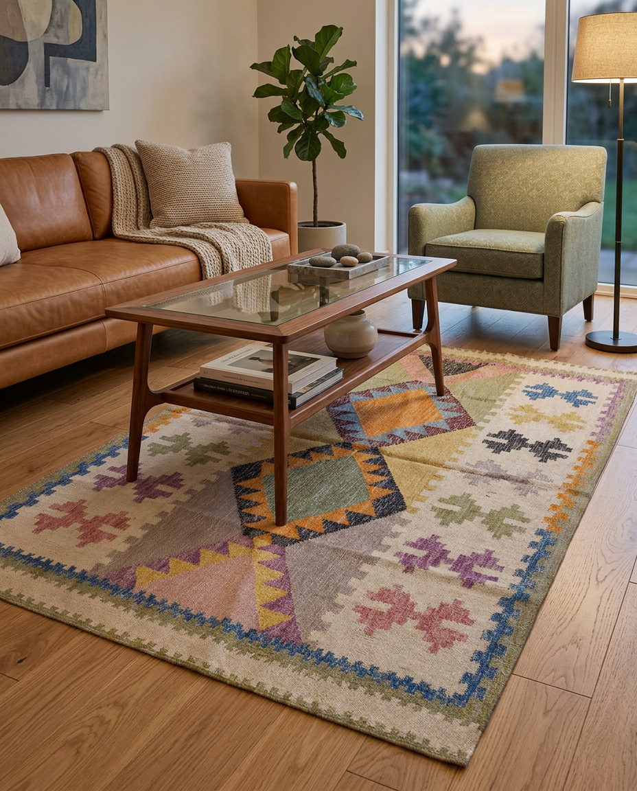 Modern Flatweave Rug-2