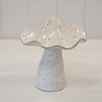 Stoneglazed Speckled Ceramic Mushroom Ornament-1
